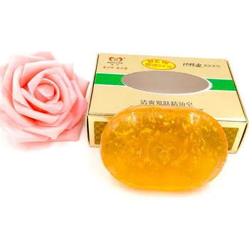 Mýdlo Luxusní Korejské zlaté mýdlo s 24 karátovým zlatem