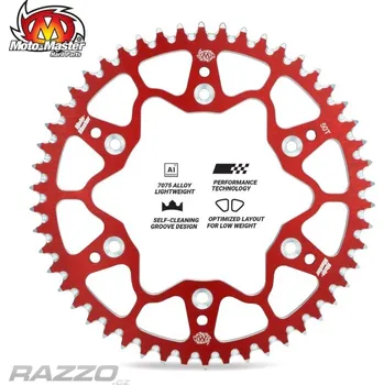 Řetězová sada pro motocykl Rozeta MotoMaster ALU Chainwheels Red 6200223 Honda CR125 / CR250 / CRF250R / CRF450R, BETA 51 z