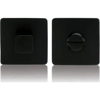 Dveřní kování M&T Magnetické spodní rozety čtvercové, NRz nerez ocel, WC / koupelna