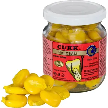 Boilies Cukk Halcsali Mega nakládaná kukuřice bez nálevu 125 g příchuť: Med