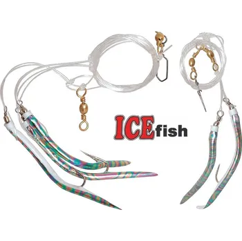 Návazec pro mořský rybolov ICE Fish trubičky M velikost: 8/0