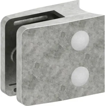 Zábradlí Feldmann 3442-ZN0 - ZAMAK držák skla na trubku pr. 42,4 mm - model 34, pro nerezové zábradlí