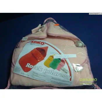 Fusak Tako Zimní fusak do autosedačky - Světle Růžový