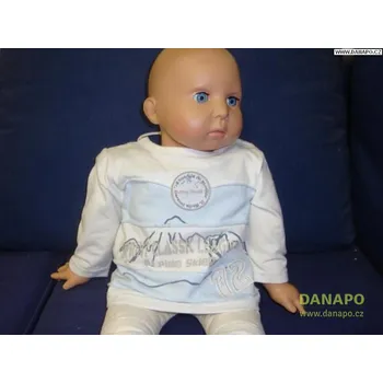 Kojenecké oblečení Dirkje Comfort Tričko s dlouhým rukávem vel. 56 Barva: bílomodré