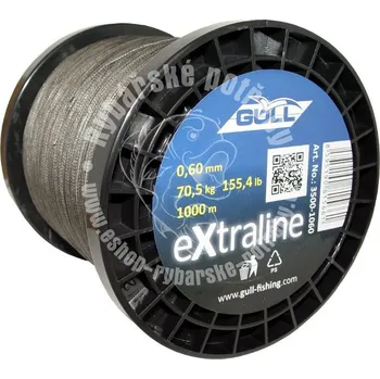 Pletená šnůra GULL eXtraline 0.10mm-0.60mm 1m průměr: 0,18 mm