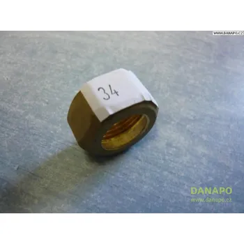 Vodovodní potrubí DANAPO Převlečná mosazná matice Typ: 1/2" kónus