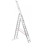Trojdílný žebřík VENBOS PROFI 3813 3x13