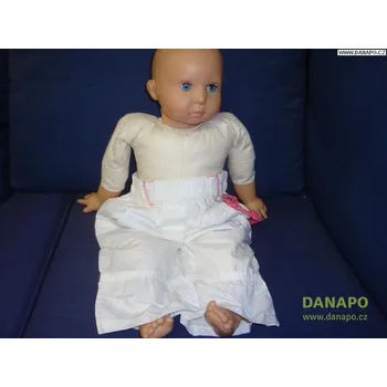 Dirkje Bílé kalhoty krátké s aplikací Velikost: 110