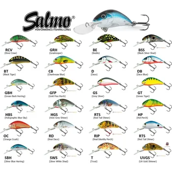 Umělá nástraha Wobler Salmo Hornet 4 F barva: GS