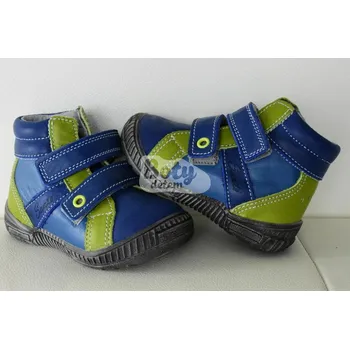 Chlapecké polobotky SANTÉ kožené boty LONDON 201/84/90/80 Modrá 20