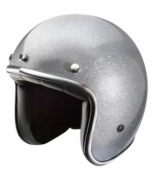 Helma na motorku NOX N242 šedá metalická