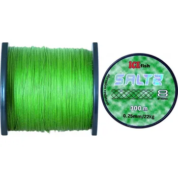 Pletená šňůra ICE Fish Saltz 8 String - 300 m průměr: 0,32 mm