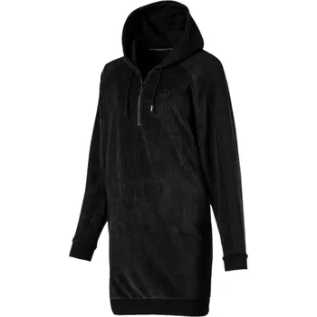 PUMA Downtown Hooded Dress černá Dámská mikina PUMA Downtown Hooded Dress černá
