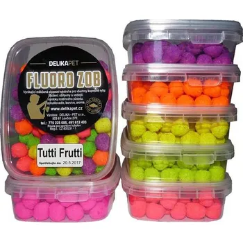 Boilies Fluoro zob Delikapet 10 mm/130 ml příchuť: Med