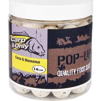 Boilies Plovoucí boilies Carp Only Pop Up Coco & Banana 80 g průměr: 16 mm