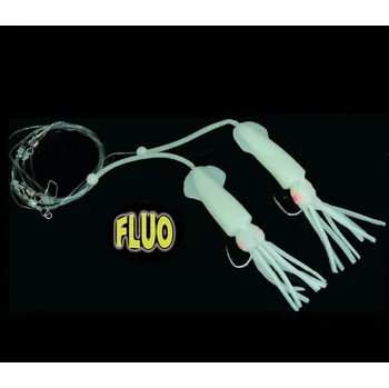 Rybářský háček Návazec na mořský rybolov ICE Fish DUO chobotnice - 2 ks