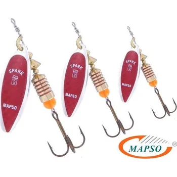 Umělá nástraha Mapso rotační třpytka Spark Iris P Iris ROJO velikost: 1/4,5 g