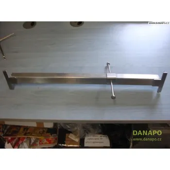 DANAPO Nerez konzole oboustranná do štendru / regálu