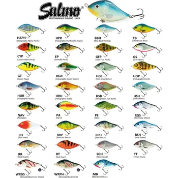 Nástraha Wobler Salmo Slider 7 S barva: RSH