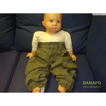 DANAPO Khaki zelené kalhoty Velikost: 92