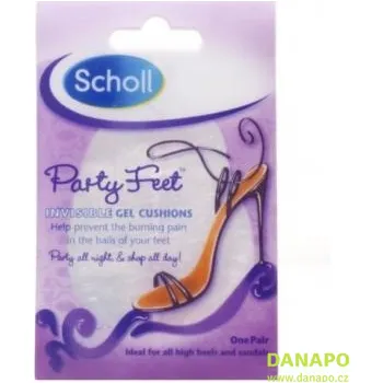 Vložka do bot Scholl Gelové polovložky pod patu 1 pár