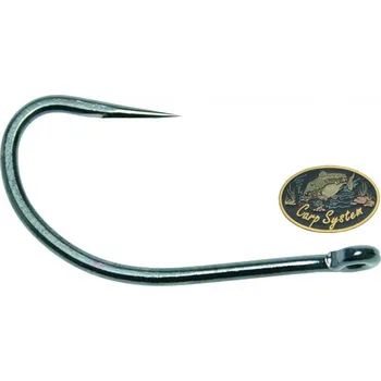 Rybářský háček Háčky bez protihrotu Carp System L - 10 ks velikost: 2