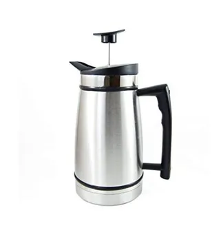 French press Planetary Design Brushed Steel s Brü Stop 1420 ml