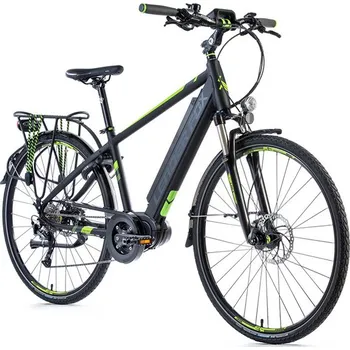 Elektrokolo Leader Fox Lucas pánské 28" černé matné/zelené 2018