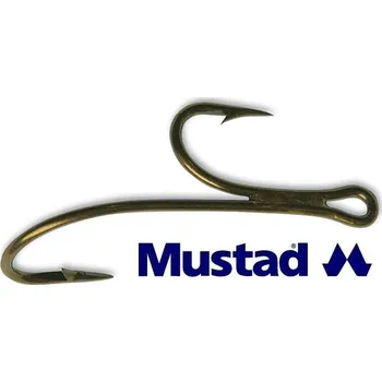 Rybářský háček Mustad dvojháčky Ryder Double Hook 35890-BR - 10 ks velikost: 4