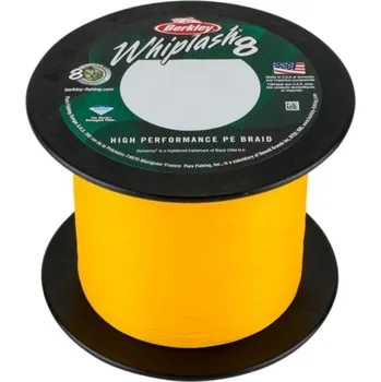 Berkley splétaná šňůra Whiplash 8 Braid Yellow 1 m průměr: 0,28 mm
