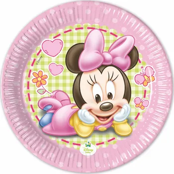 Party nádobí Procos Minnie Baby talíře 20 cm 8 ks