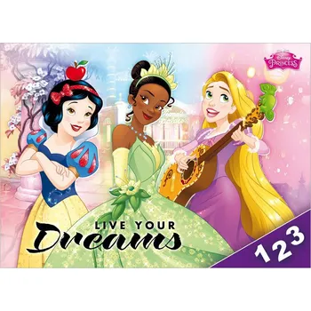 MFP Desky na číslice 25 x 18 cm, Disney Princess