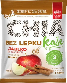 Semix Chia kaše bez lepku jablko/skořice 65 g