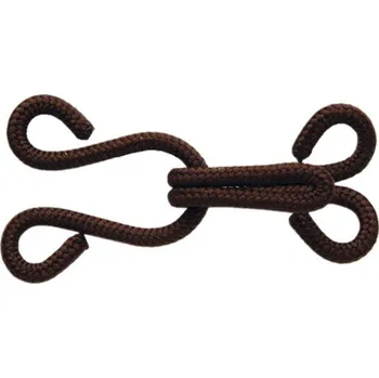 Věšák Kožichový uzávěr Prym hnědý, háček + očko