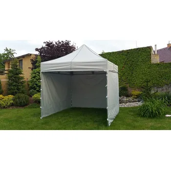 Zahradní stan Nůžkový stan 3x3m PROFI Steel šedý s boky