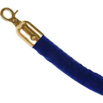 Informační tabulka Modrý provaz na barierový sloupek, zlaté koncovky