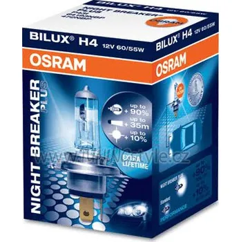 Autodoplněk Žárovka Osram Night Breaker Plus, H4 12V/55W