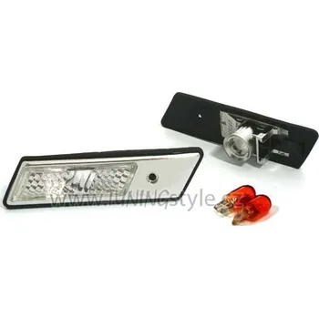 Směrový světlomet Blinkry boční BMW E32/E34/E36 chrom/bílý