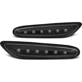 Směrový světlomet Blinkry boční LED BMW 3 E46 01-05 černé