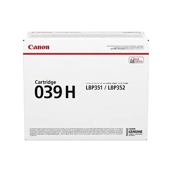 Canon 039H - černý originální toner LBP351x a LBP352x