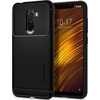 Pouzdro na mobilní telefon Spigen Rugged Armor pro Xiaomi Pocophone F1 černé