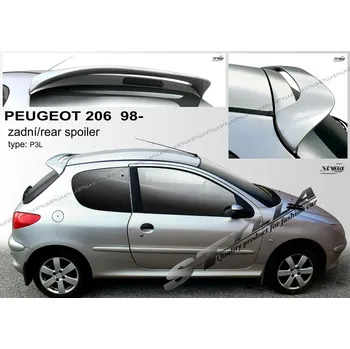 Auto-moto Spoiler zadní dveří horní, křídlo Stylla Peugeot 206 98-