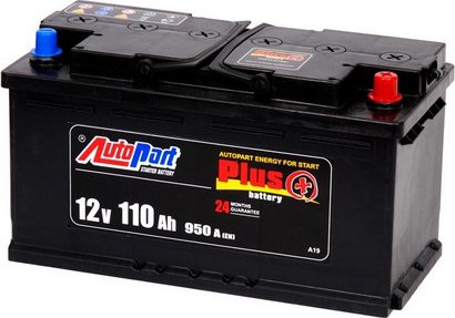 Autobaterie 12V 110Ah AUTOPART GALAXY PLUS 950A 353x175x190mm