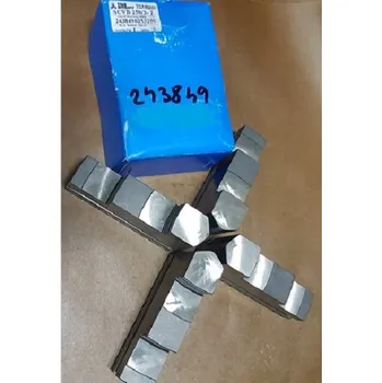 Příslušenstí k soustruhu Čelisti do univerzálního sklíčidla, tvrdé vnější SCVB - 315/4 - 1, ČSN 243849 (TOS. Zvýšená přesnost SUPERIOR, níže výkres s popisem rozměrů)