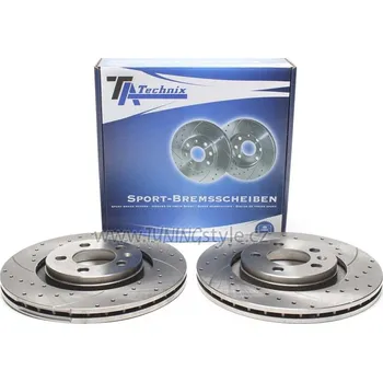 Autodíl Sportovní brzdové kotouče TA Technix - přední chlazené 280mm - Audi A3 8L