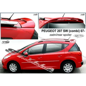 Auto-moto Spoiler zadních dveří horní, křídlo Stylla - Peugeot 207 SW combi 02-