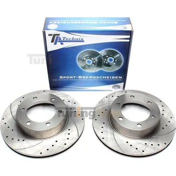 Auto-moto Sportovní brzdové kotouče TATechnix-Přední 319mm Toyota Land Cruiser 90,4Runner