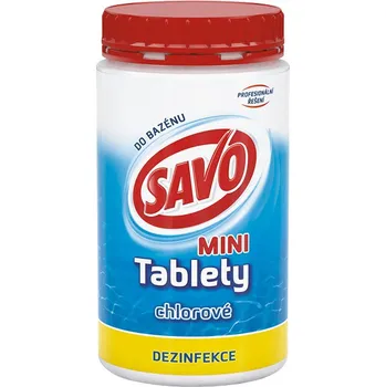 Bazénová chemie SAVO chlorové tablety do bazénu