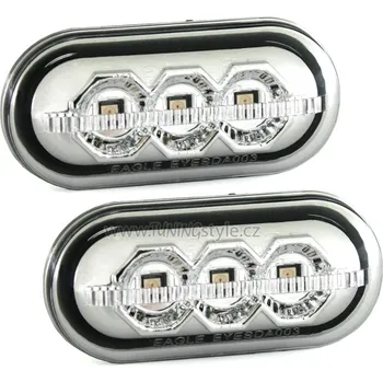 Směrový světlomet Blinkry boční LED Dacia chromové