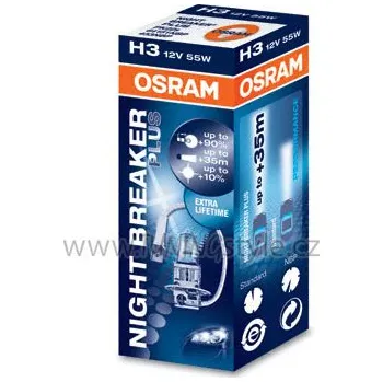 Autožárovka Žárovka Osram Night Breaker Plus, H3 12V/55W